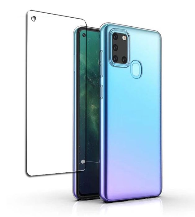 Husa Guardian Case + Folie Sticla 11D Samsung A21s/A22/A23/A24/A25/A26