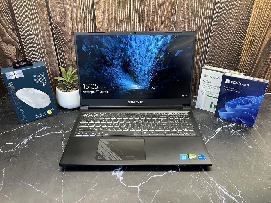 Мощный игровой ноутбук GIGABYTE G5 | Core i5-12500H | 16GB | RTX4050