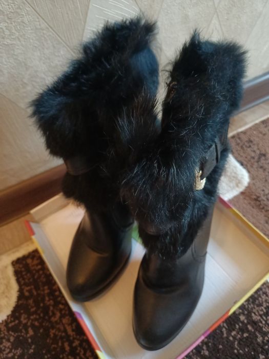 Зимние сапоги  отличном состоянии