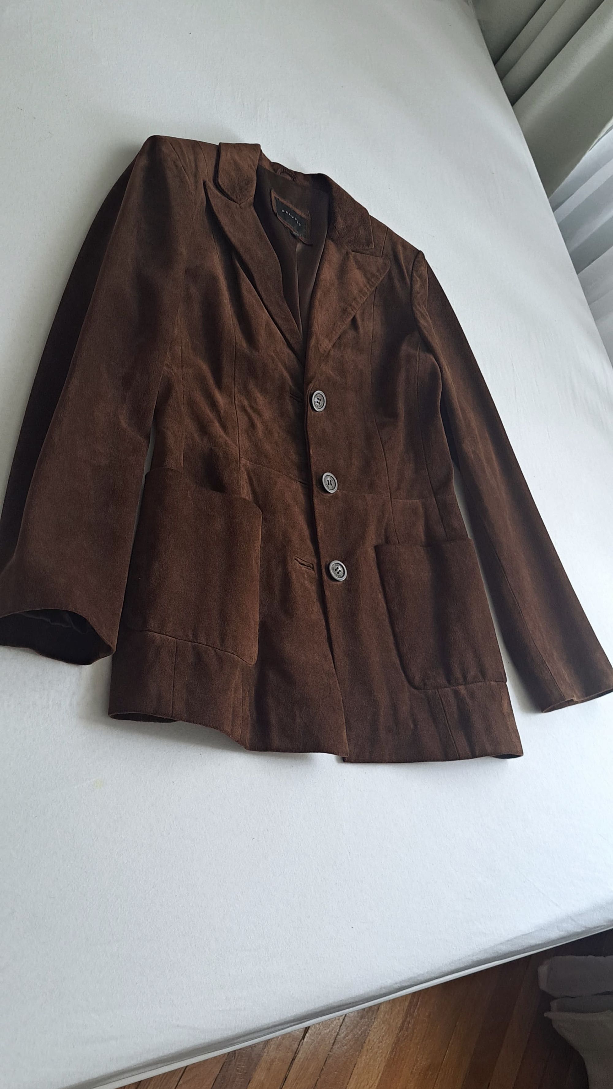 Sacou piele naturală S maro