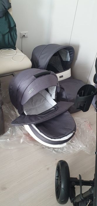 Carucior 3 in 1 Owo Plus Dark Grey - Krausman - Testat ADAC