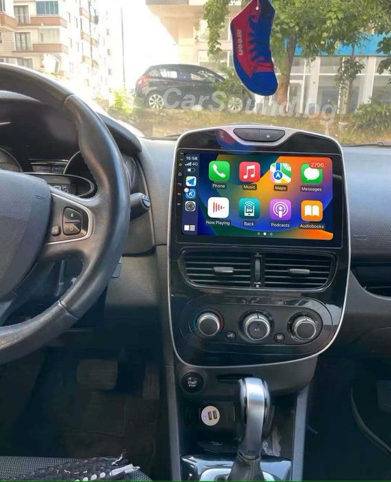 Renault Clio 4 - 10.1" Android Мултимедия Рено Клио Навигация Андроид