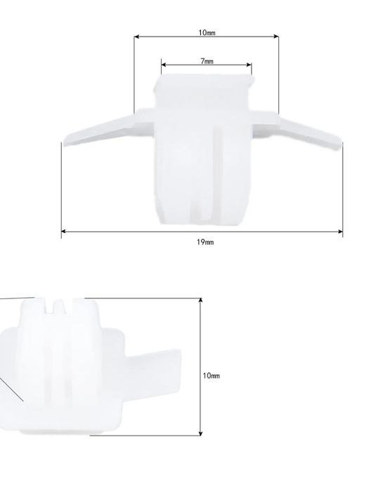 10 бр Щипки за лайсна на пр. калник 91513-SMG-E11