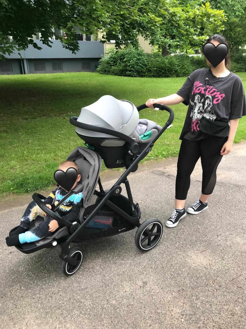 Коляска Cybex для двоих деток. В полной комплектации.