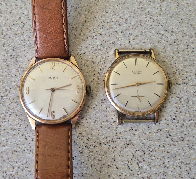 Ceas Doxa vintage + ceas Golda vintage