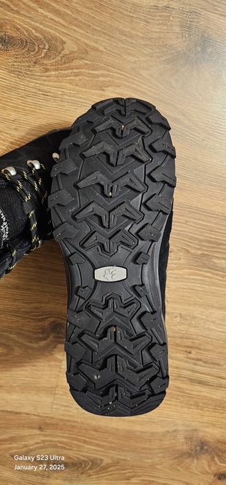 Ghete de drumeție pentru bărbați Jack Wolfskin, negre, mărimea 42