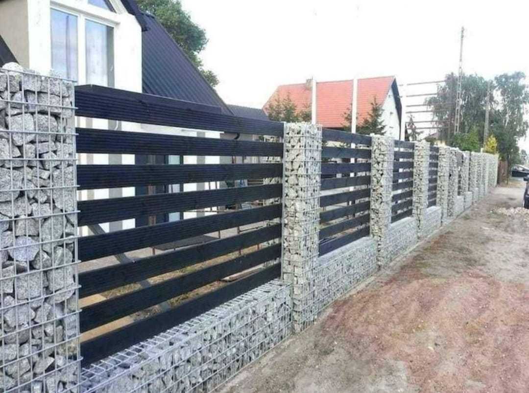 Garduri si porti stil jaluzea, fier forjat, sipca, BCA, plasa, placi