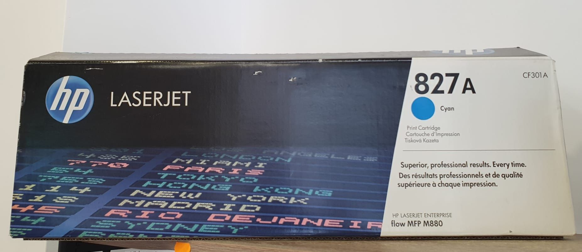 Amanet F28 Cartus Cerneala Toner HP827A Azuriu cyanCF301A Original (p)