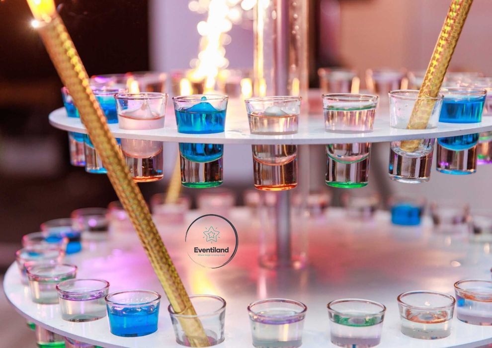 Tort de shot-uri | Mașină de baloane|