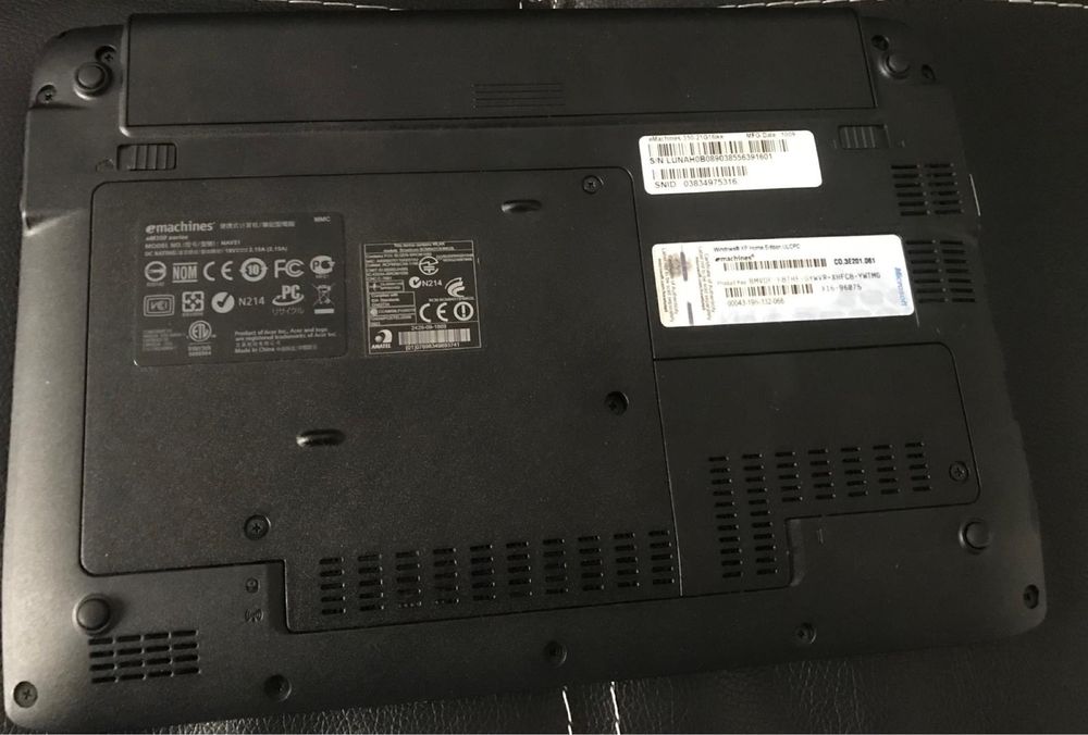 Notebook eMachine