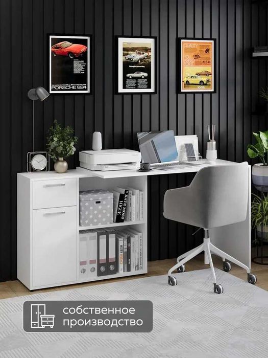 Угловой письменный стол — идеальное решение для работы, учёбы и дома