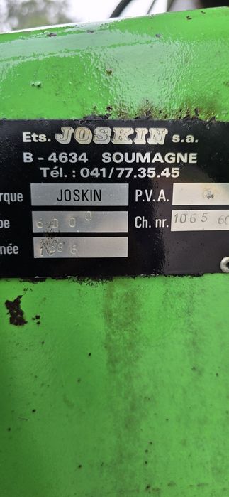 Vidanja cisterna 6000 l Joskin apa dejectii