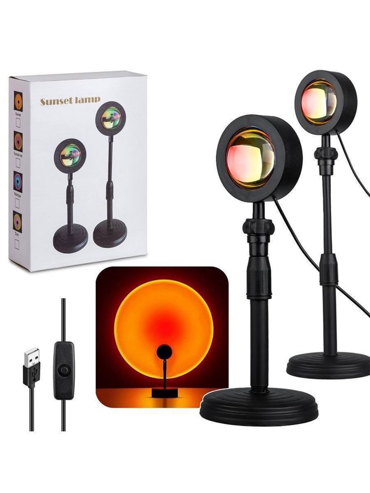 Sunset lamp напольная лампа для съемки продам led атмосфера вайб