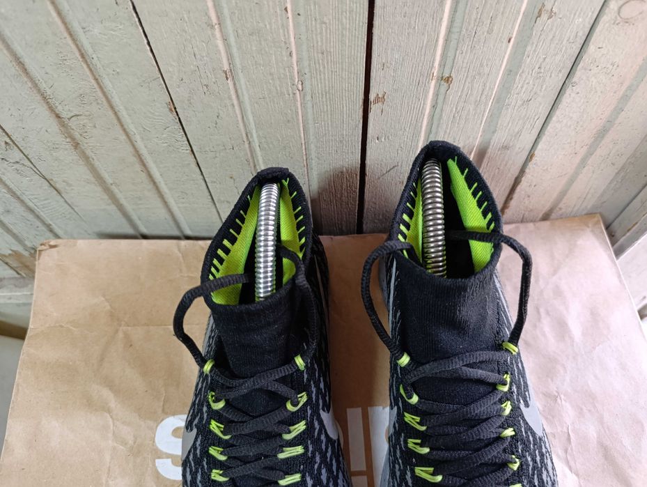 Nike Lunarepic Flyknit Shield Black Silver Volt''оригинални маратонки