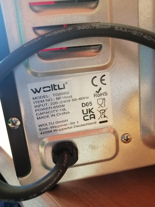 Фурна woltu 10л. 650 w