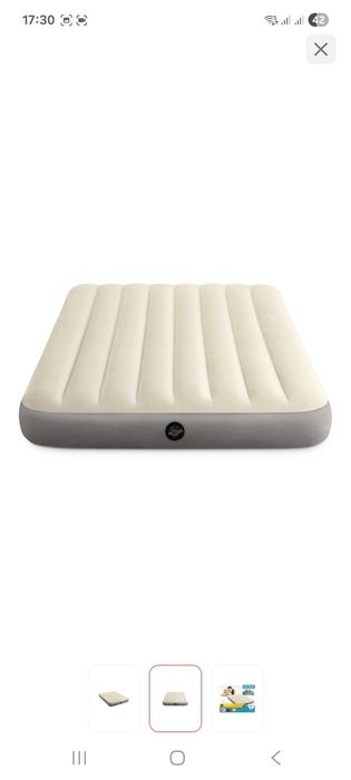 Надувной. Матрас размер195на135см