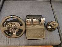 Vând volan Logitech G923 + schimbător