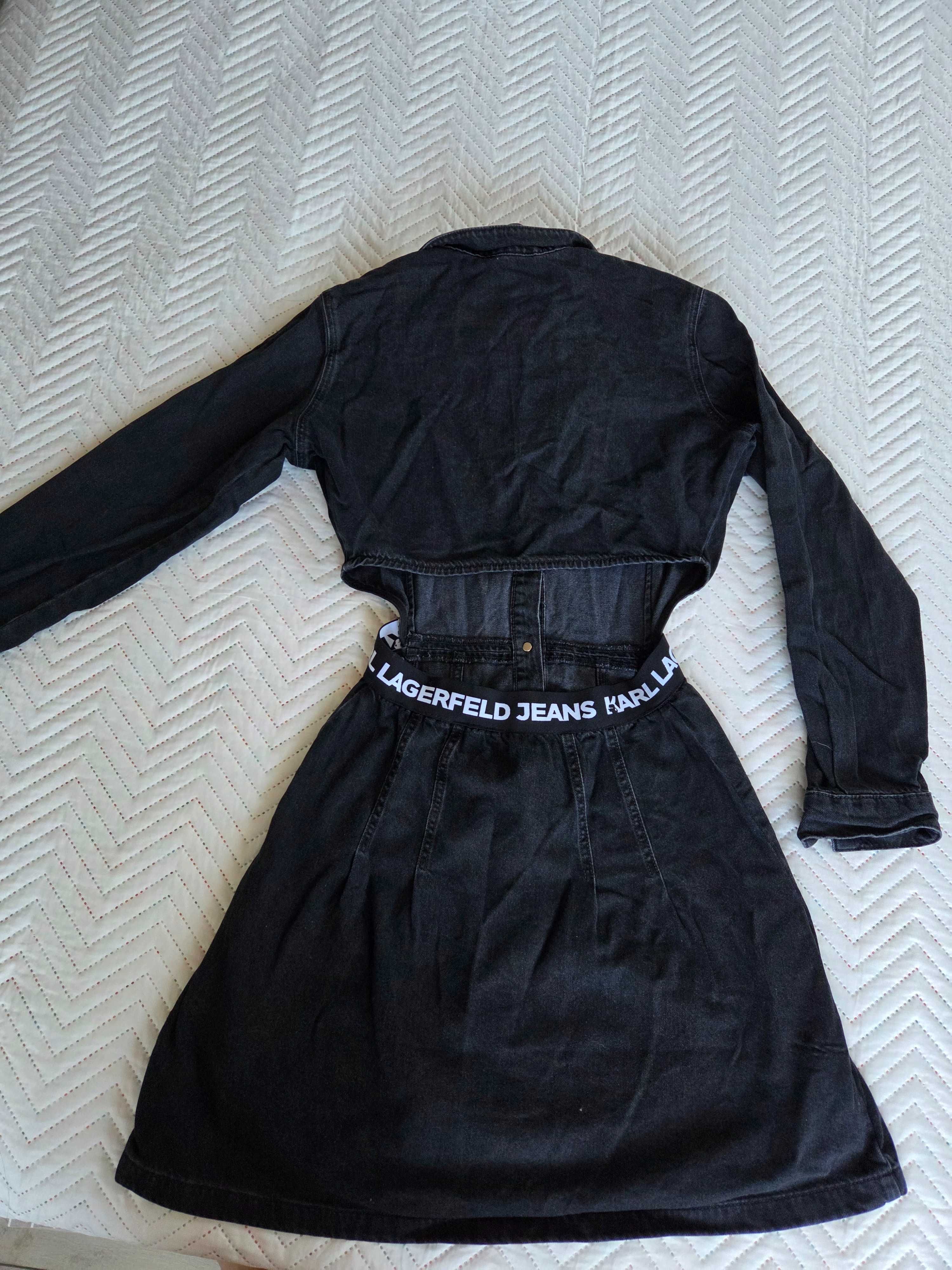Дънкова рокля Karl Lagerfeld Jeans