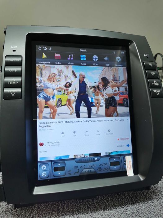 Navigatie Toyota Land Cruiser Prado 2002-2009 Tesla Style Android PX6