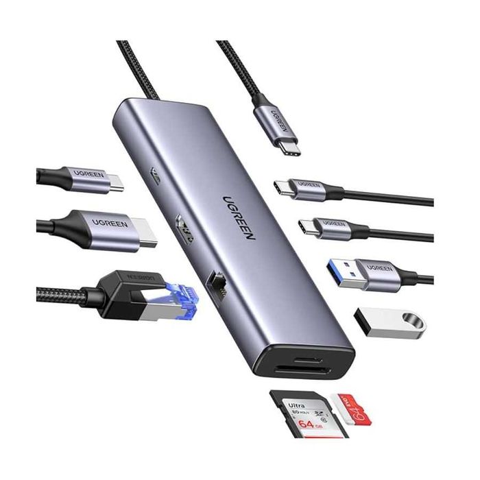 Ugreen CM498 9-in-1 USB-C Hub. Есть доставка