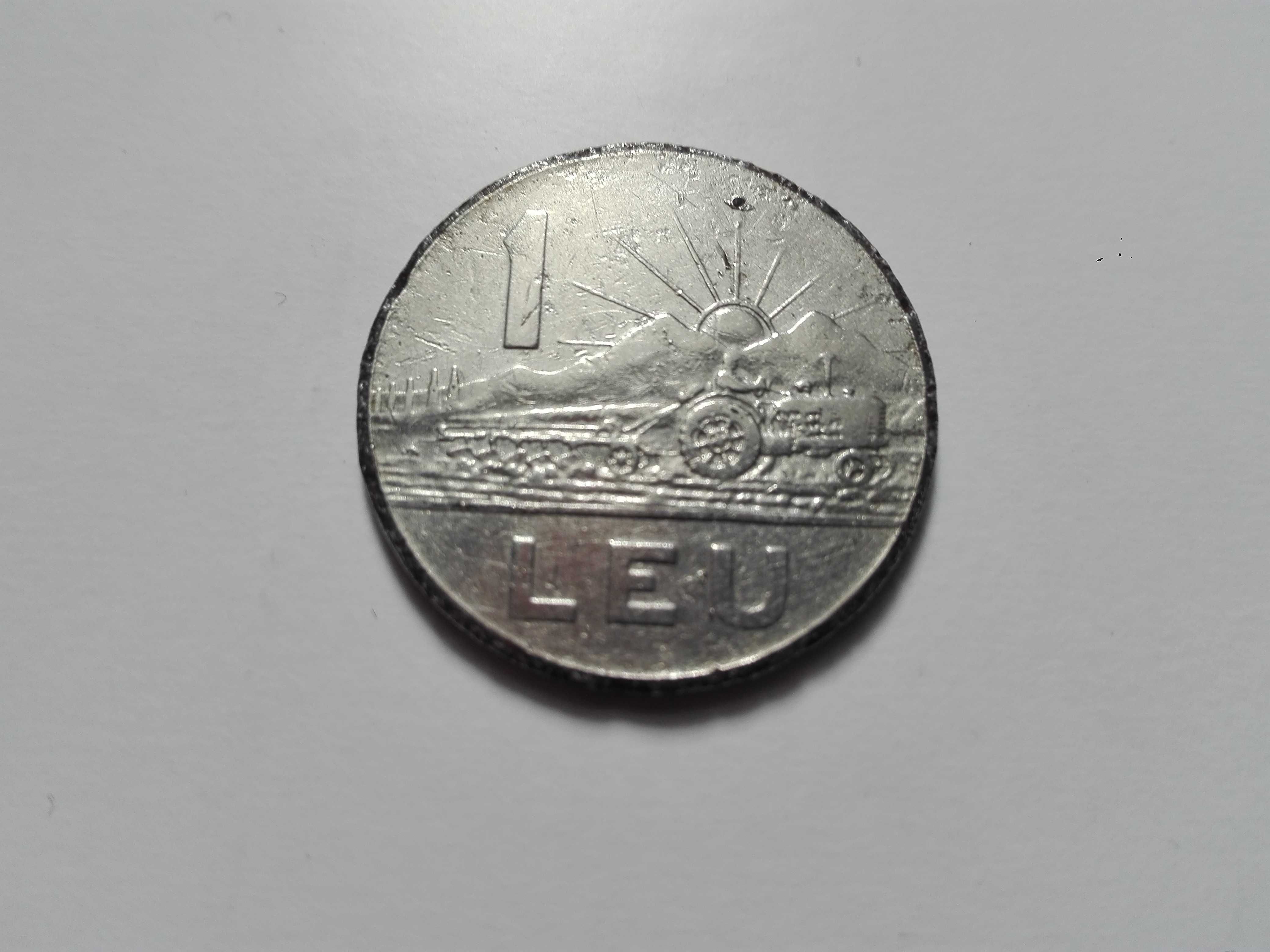 Moneda rara 1 Leu an 1966