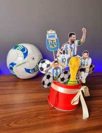 Toppere tort cu Messi și Ronaldo