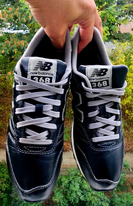 Sneakers New Balance  Negru, piele neagra, mărimea 40,5