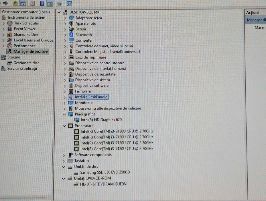 Laptop Lenovo v320-17IKB, Intel Core i3-7130U, display 17,3 full hd
