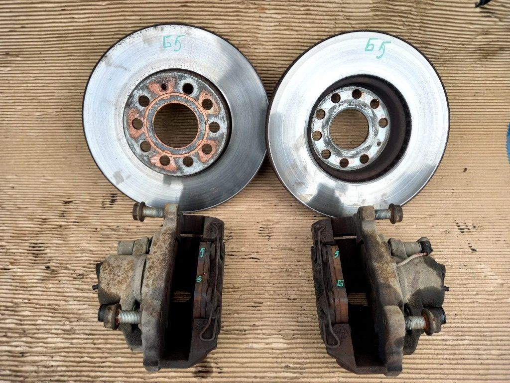 Set etrieri si portetrieri fata golf 5 gti, skoda, seat, audi 312mm