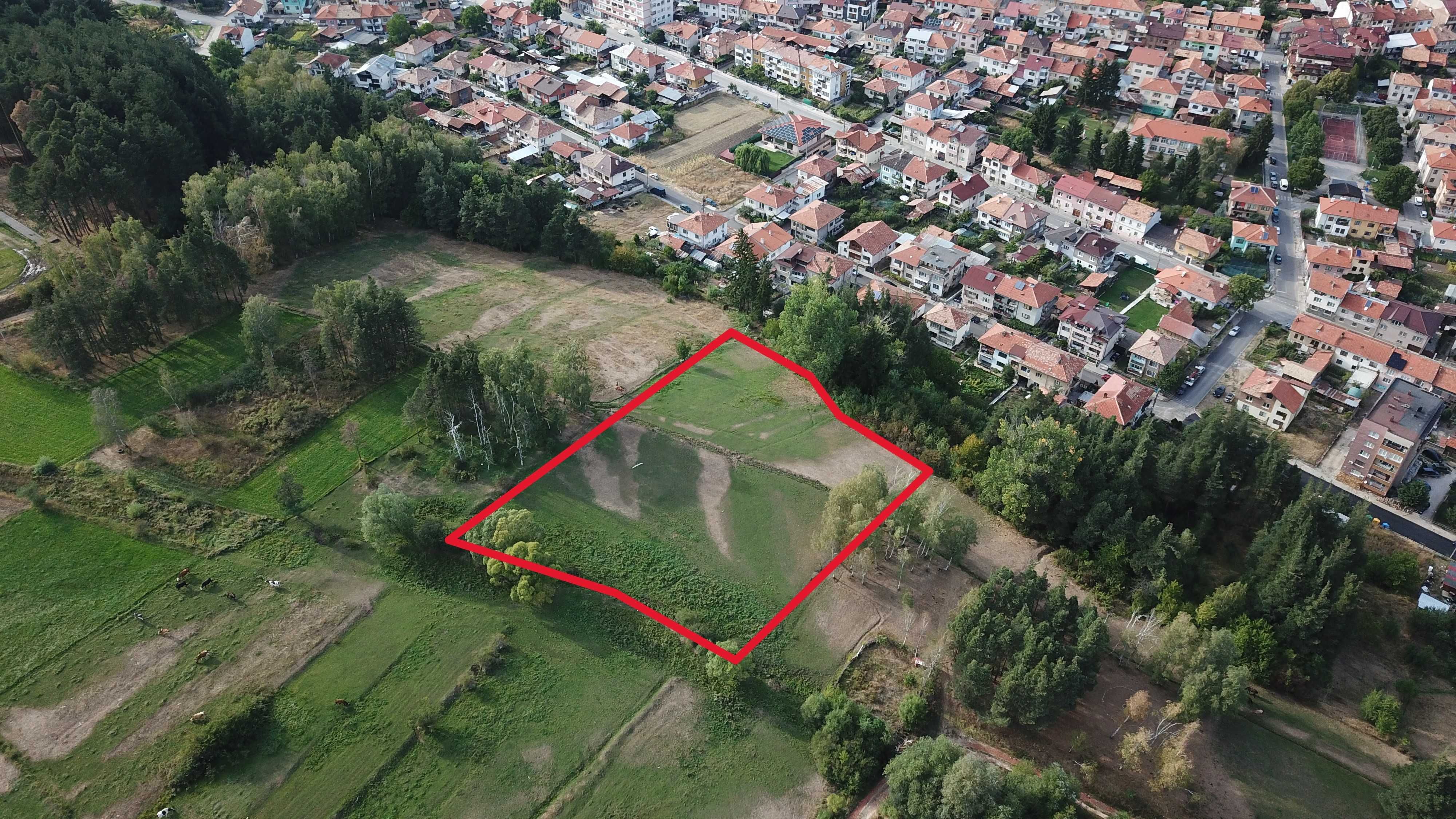 Урегулиран 4400 кв.м. парцел за продажба в Разлог