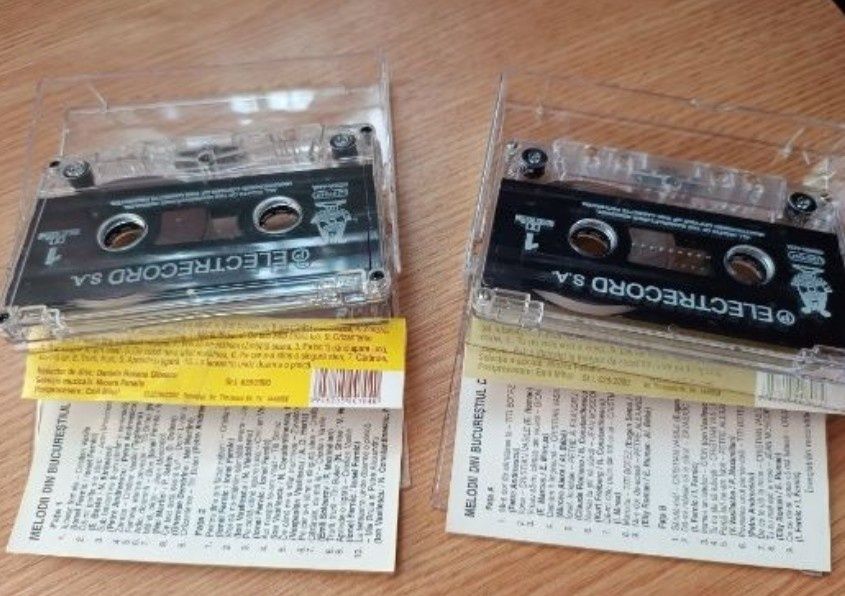 Casete audio originale Bucurestiul de odinioara