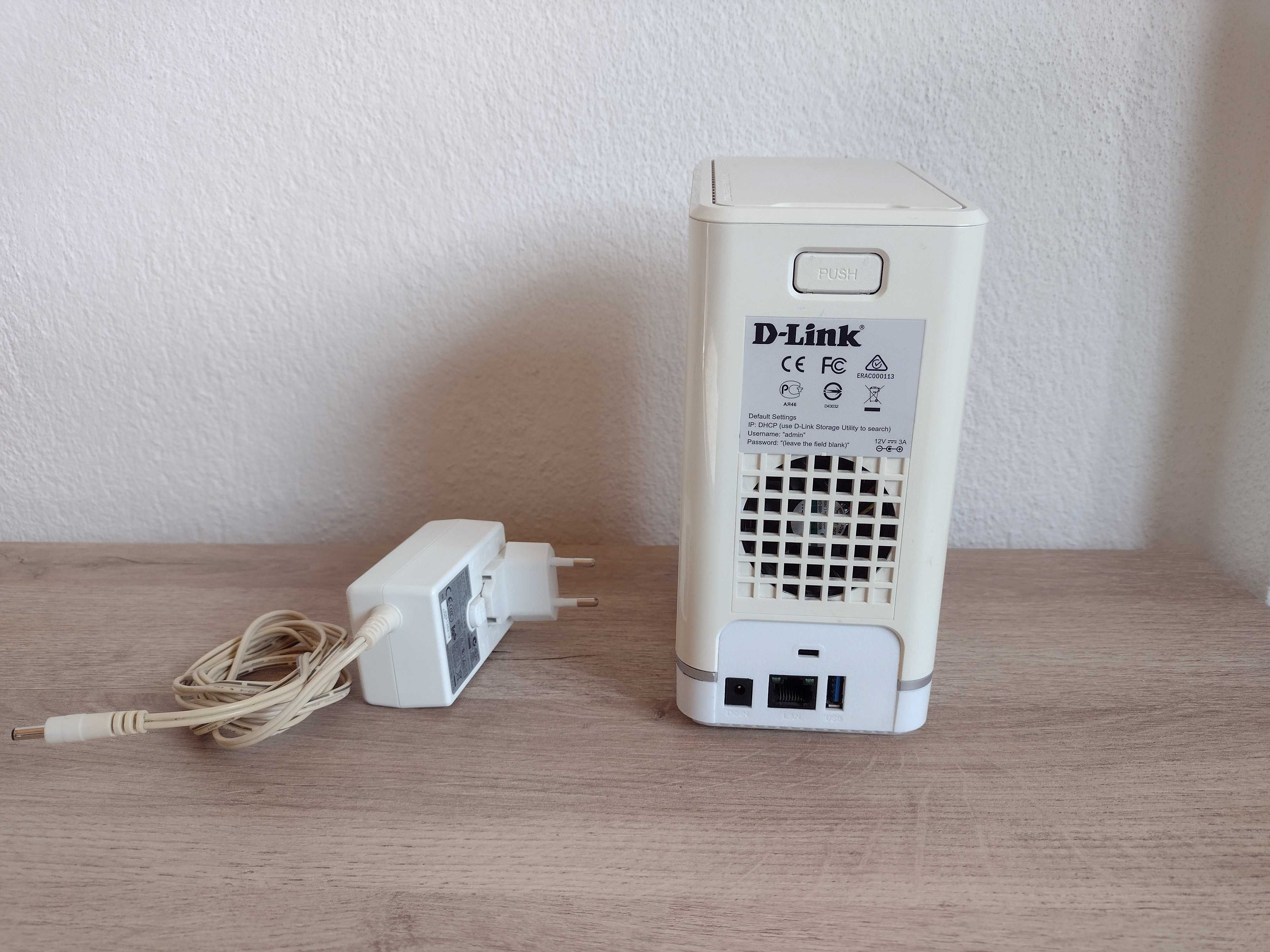 NAS D-link DNS-327L с 2 х 1TB HDD