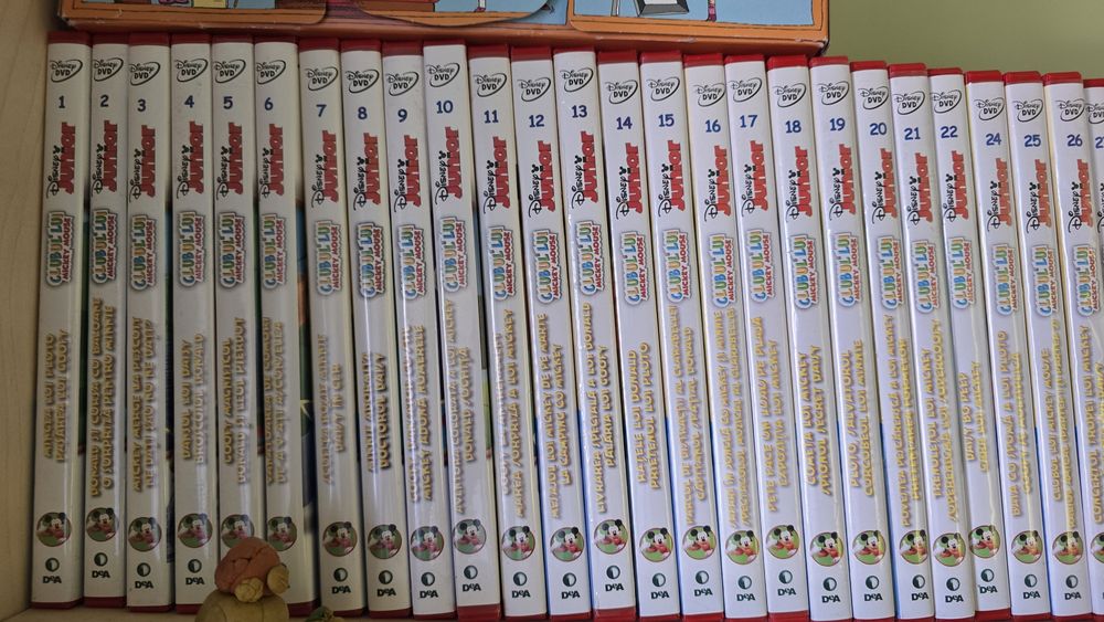 Colecție cărți și DVD-uri Clubul lui Mickey Mouse