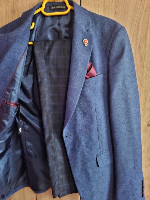 Costum elegant, complet + pantofi asortați