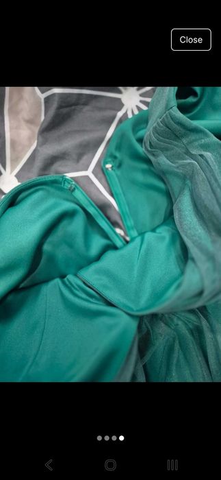 Rochie A line cu tul