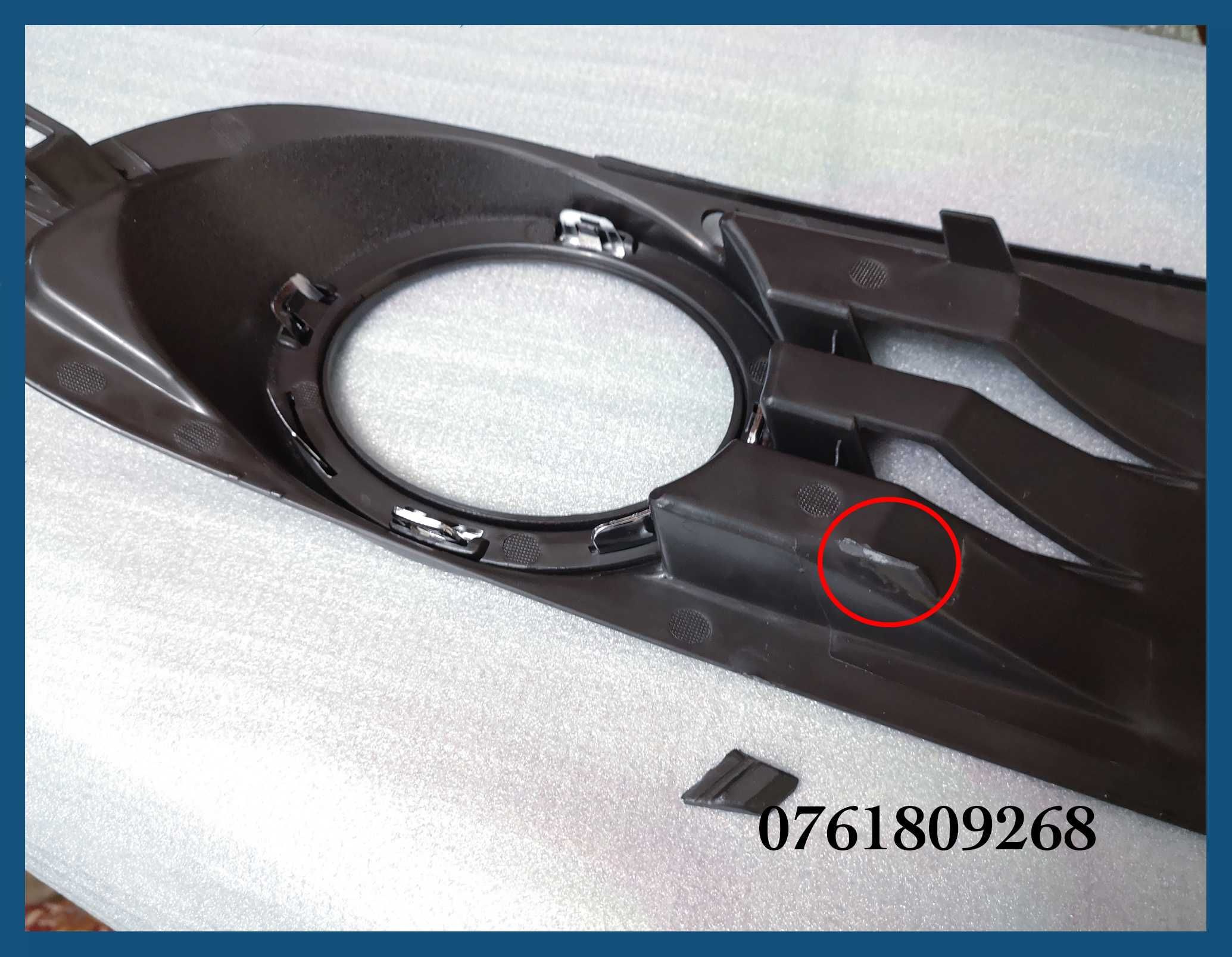 Grila bara pentru proiector VW Golf 6 stanga / dreapta cu defect