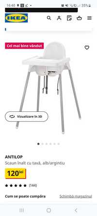Vand scaun de masa Ikea Antilop