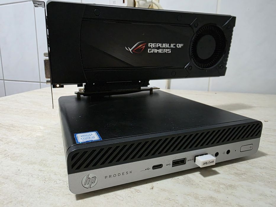HP ProDesk 600 G4 modat pentru Gaming + Gtx 1070 8Gb
