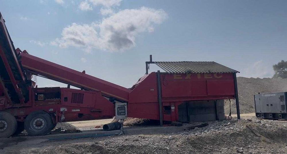 Stație mobilă de sortare cu spălare – Extec S 500