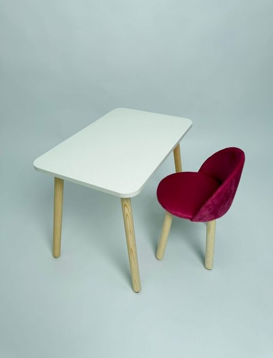 Мягкие стуля со столом,балаларға арналған орындық столымен.