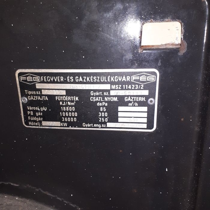 Convector gaz utilzat,functional