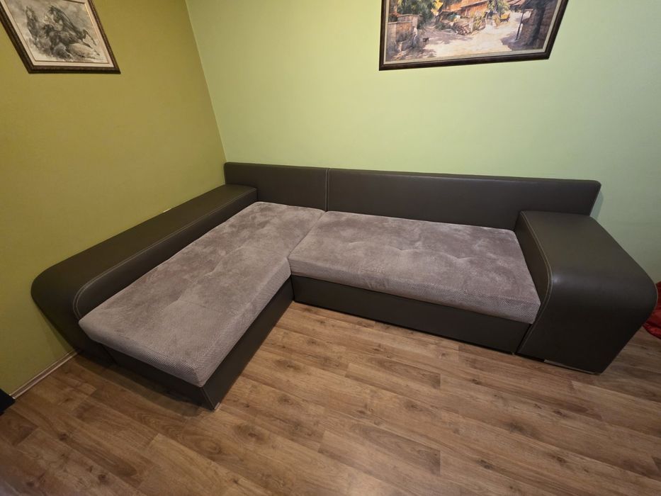 Ъглов Диван с функция сън.