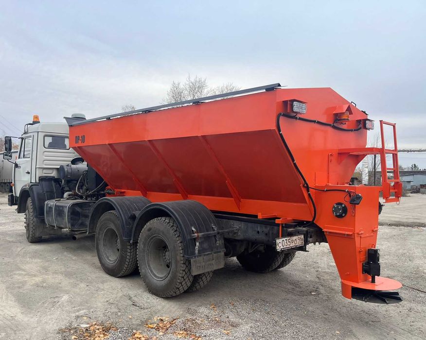 Пескоразбрасывающее оборудование КАМАЗ, УРАЛ, VOLVO, SCANIA, HOWO