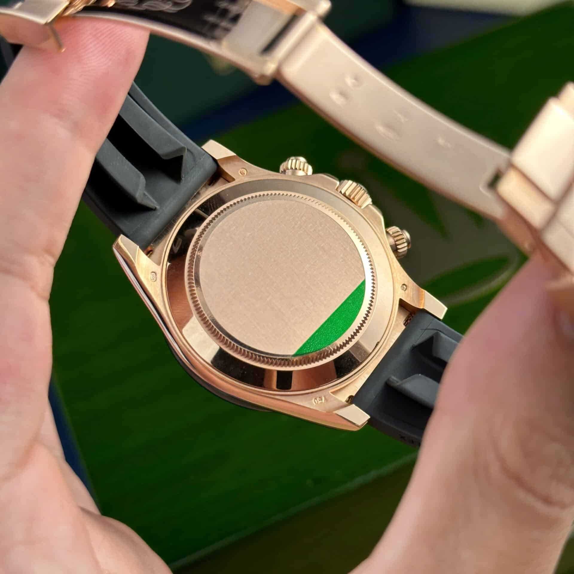 rolex daytona розово злато / шоколадов циферблат