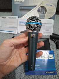 Microfon Shure Beta 58a cu accesorii si cutie