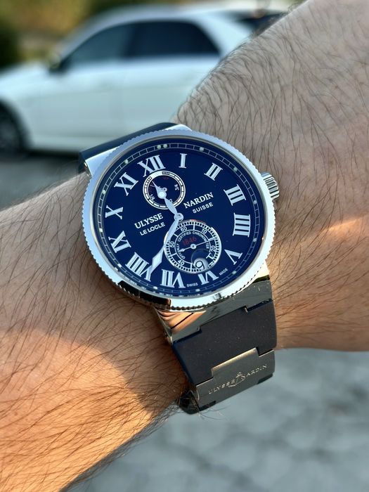 Ulysse Nardin Marine Blue Dial rubber