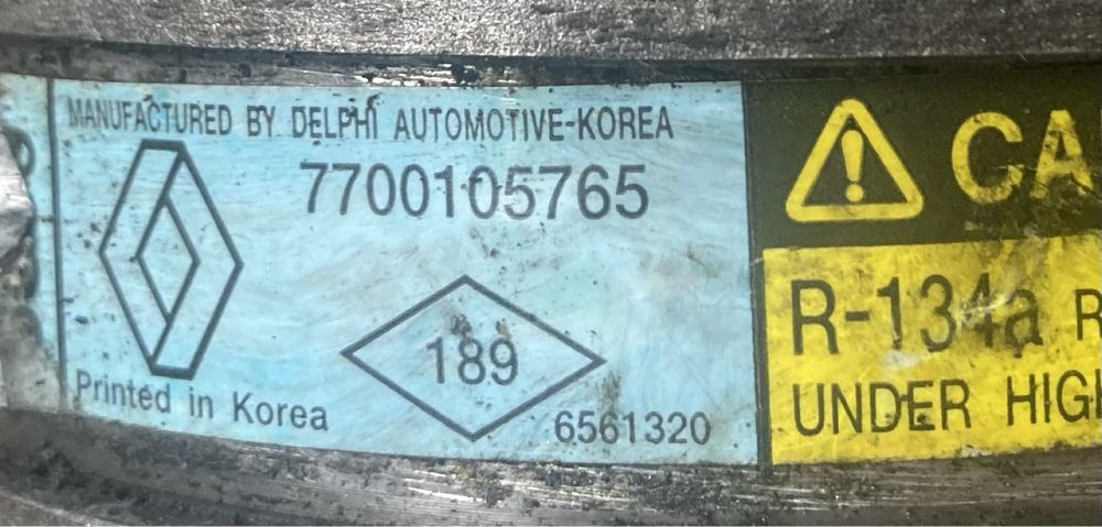 Renault trafic 1.9 dci 101 кс 2002 година Компресор Климатик
