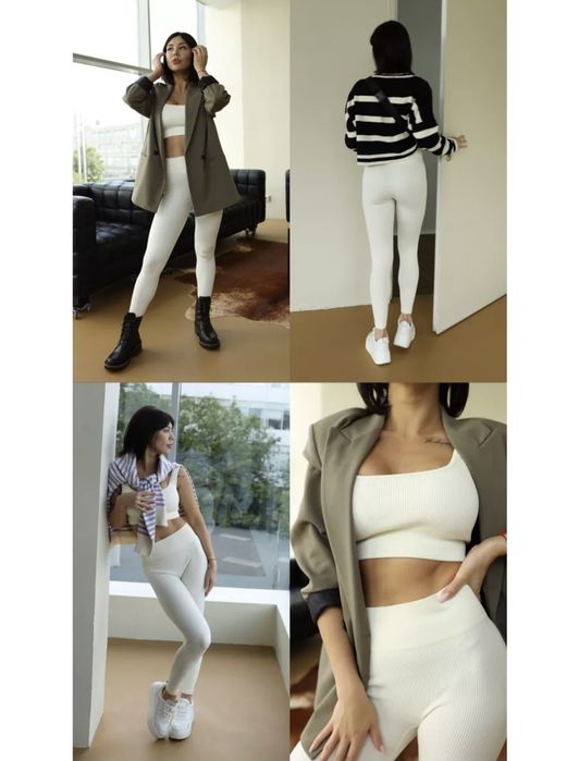 Лосины в рубчик (42 размер)