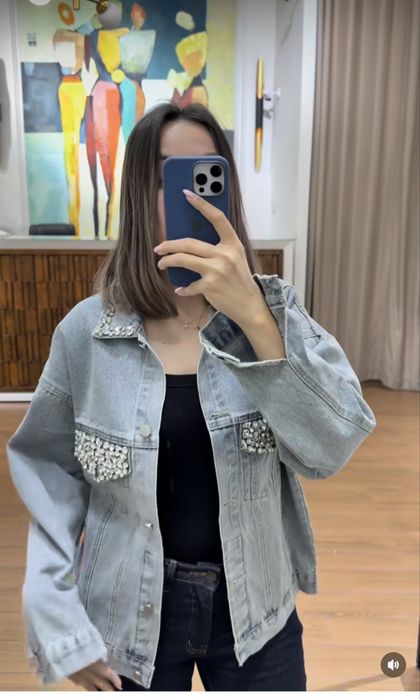 Джинсовая куртка женская