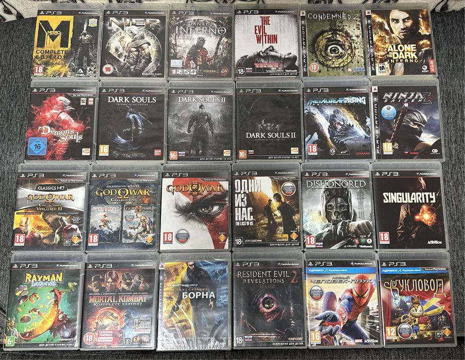 Игры PlayStation 3 Цены разные